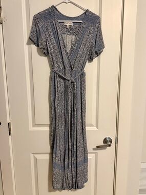Knox Rose | Dresses | Knox Rose Blue Tiedye Maxi Dress